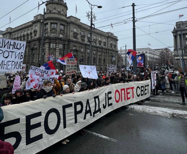 blokada, Srbija, studenti