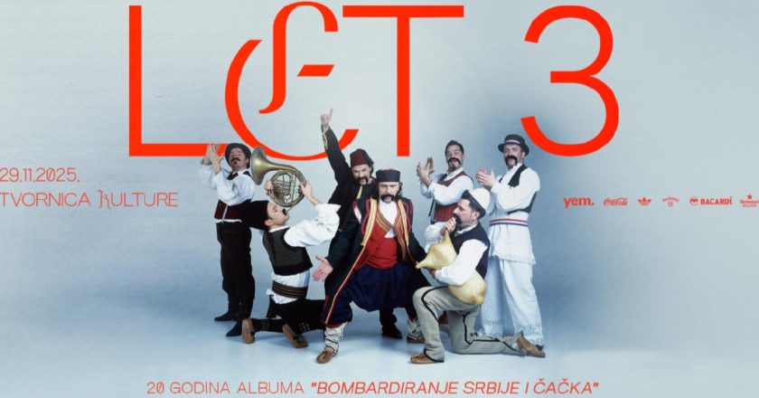 Let 3 slavi 20 godina albuma “Bombardiranje Srbije i Čačka” koncertnim spektaklom u Tvornici kulture